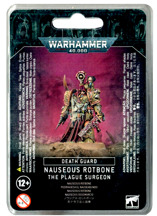 Nauseous Rotbone The Plague Surgeon Death Guard Warhammer 40K