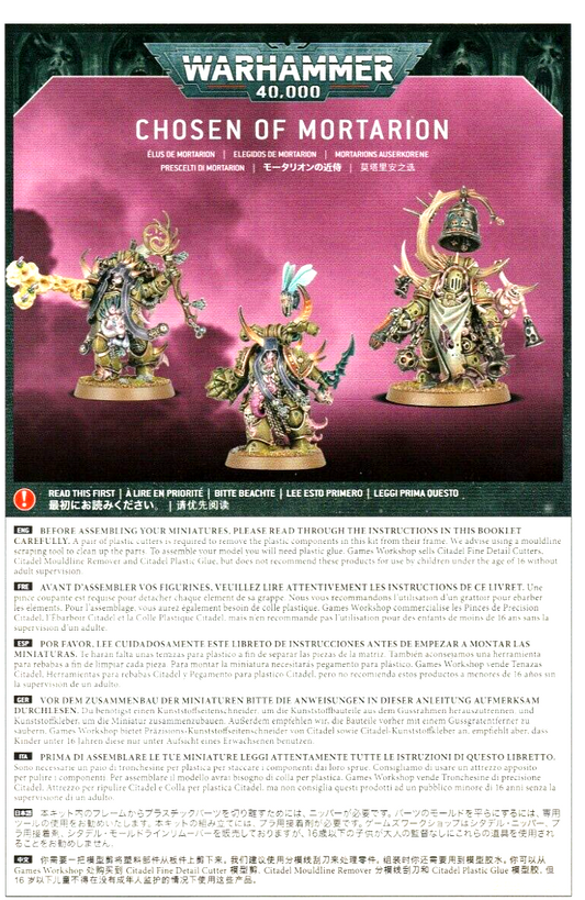 Chosen Of Mortarion Death Guard Warhammer 40K