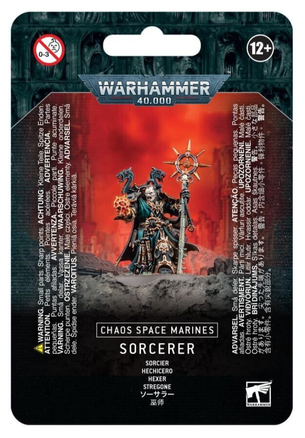 Chaos Space Marine Sorcerer Warhammer 40K NIB!                          WBGames