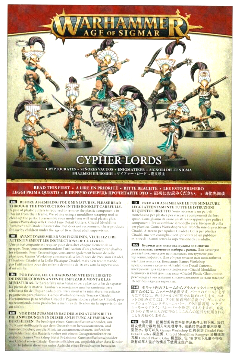 Cypher Lords Slaves To Darkness  Warcry Warhammer AoS