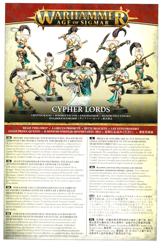 Cypher Lords Slaves To Darkness  Warcry Warhammer AoS