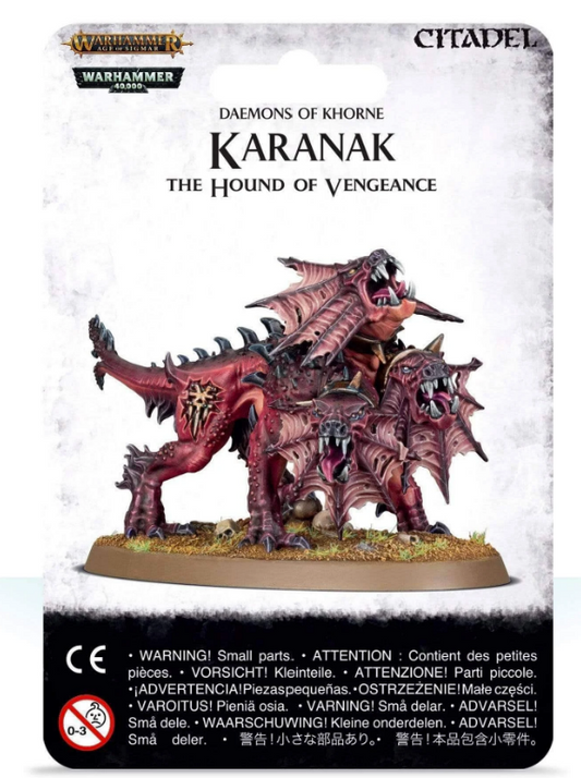 Karanak, The Hound of Vengeance Chaos Daemons Khorne Warhammer 40K AoS   WBGames