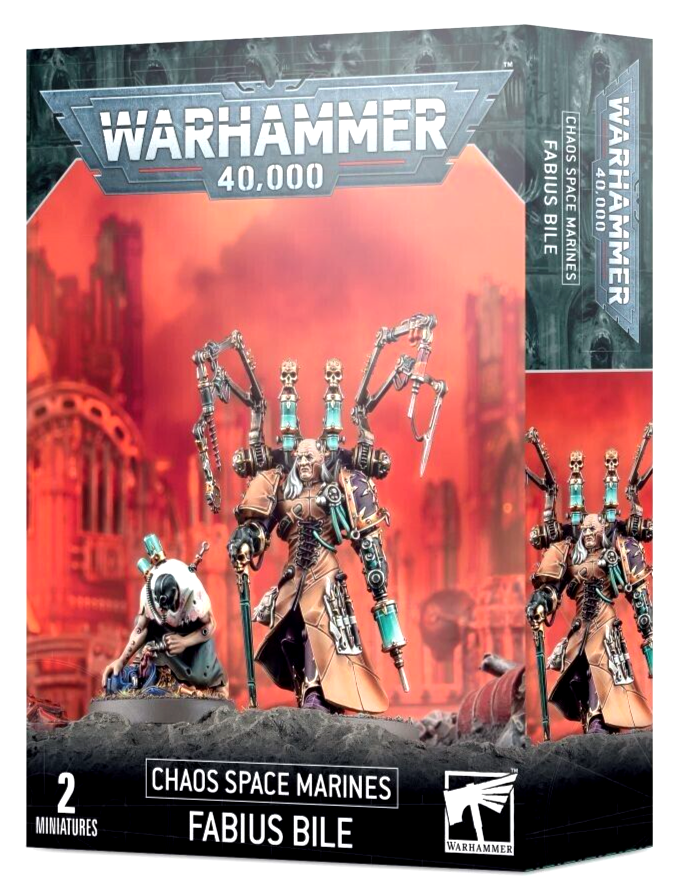 Fabius Bile And one Surgeon Acolyte Chaos Space Marines Warhammer 40K
