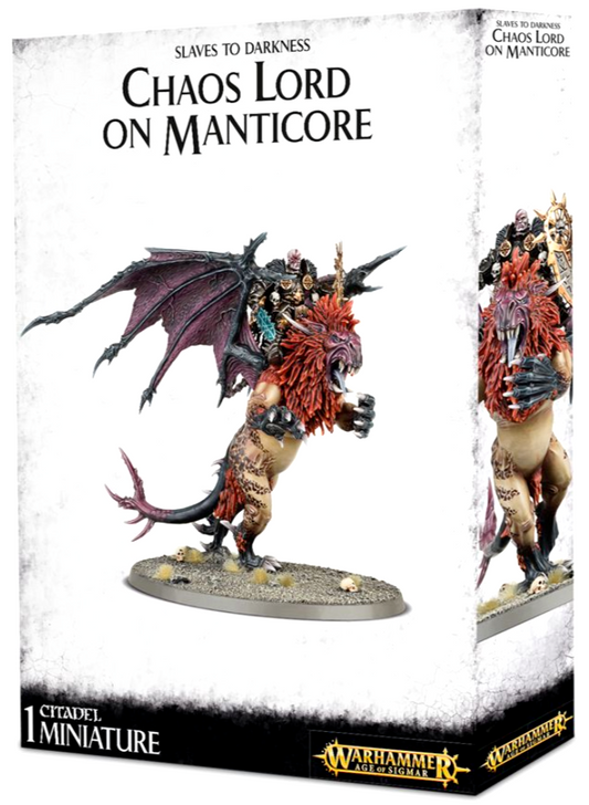 Chaos Lord On Manticore Slaves To Darkness Warhammer AoS