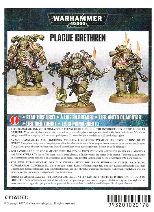 Plague Marine Reinforcements Death Guard Warhammer 40K NIB!              WBGames