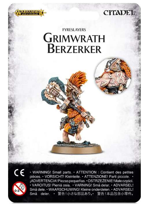 Grimwrath Berzerker Fyreslayers Warhammer Age Of Sigmar