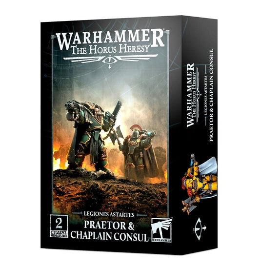 Legion Cataphractii Praetor & Chaplain Consul Warhammer 40K 30K