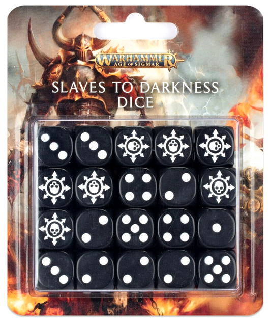 Slaves to Darkness Dice Set Warhammer Age of Sigmar                      WBGames