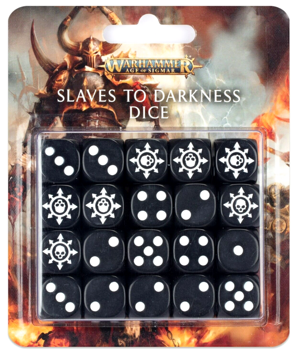 Slaves to Darkness Dice Set Warhammer Age of Sigmar
