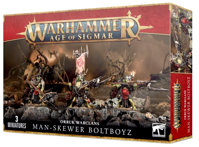Man-Skewer Boltboyz Orruk Warclans Warhammer Age of Sigmar AoS NIB!      WBGames