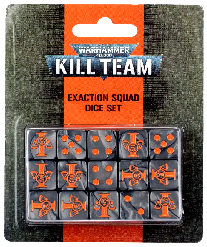 Exaction Squad Dice Set Kill Team Warhammer 40K