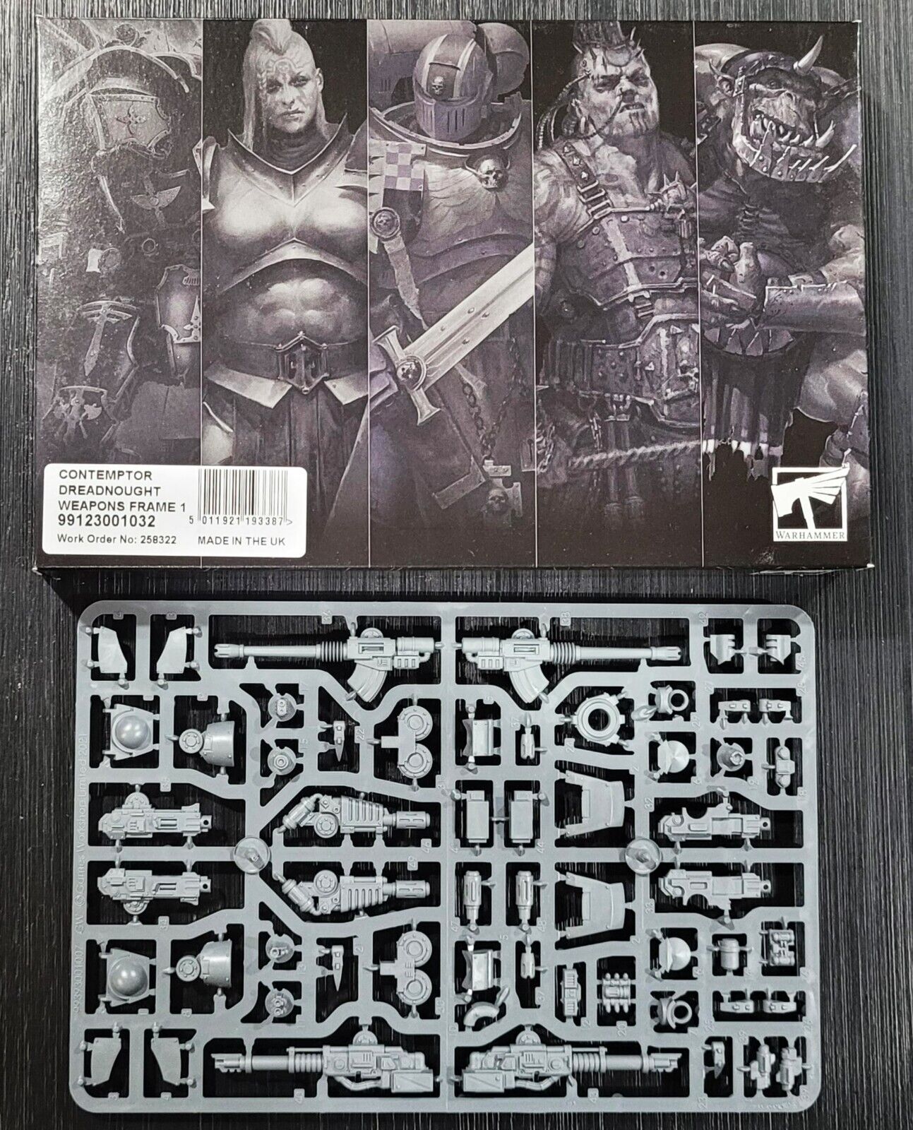 Contemptor Dreadnought Weapons Frame 1 Upgrade Kit Warhammer 40K