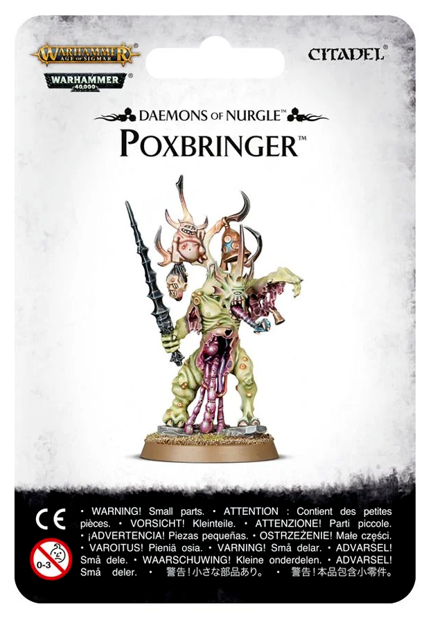 Poxbringer Daemons of Nurgle Warhammer 40K Age of Sigmar